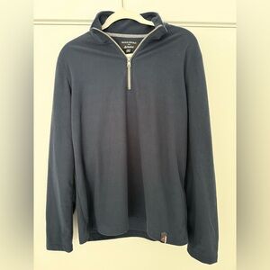 Banana Republic Men's Navy Polartec Quarter Zip Size Medium M